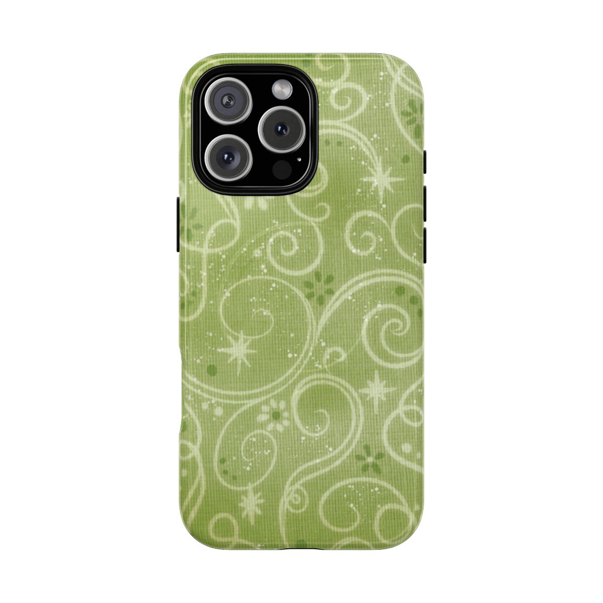 Green Y2K Swirls Case