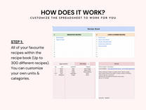Weekly Meal Planner Spreadsheet (Premium Version) – Wellness By Her Shop