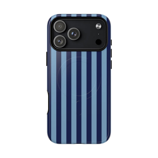 Navy & Light Blue Stripes
