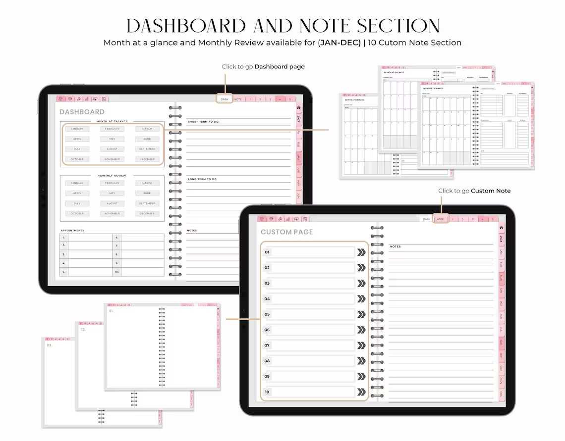 All-In-One Digital Planner 2024-2025