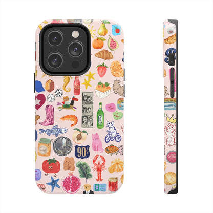 Pink Summer Collage Phone Case