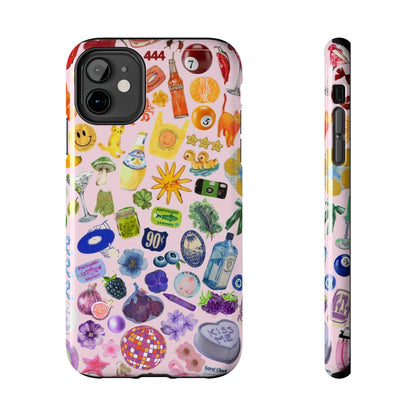 Rainbow Collage Phone Case