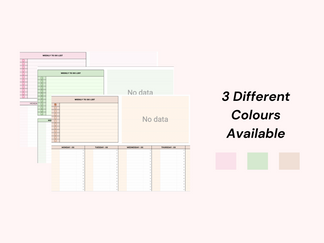 Daily, Weekly & Monthly Time Tracker Spreadsheet – Wellness By Her Shop