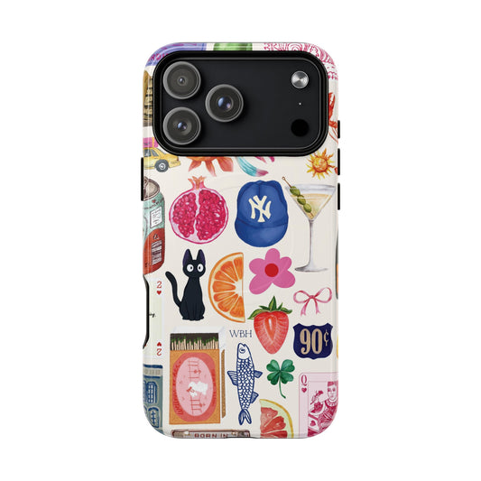 Cool Girl Collage Phone Case